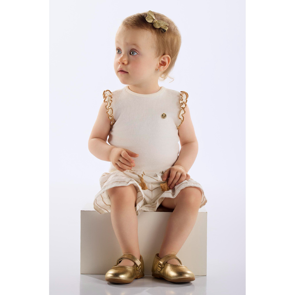 Conjunto Body e Short para Bebê Up Baby em Oferta na Shopee