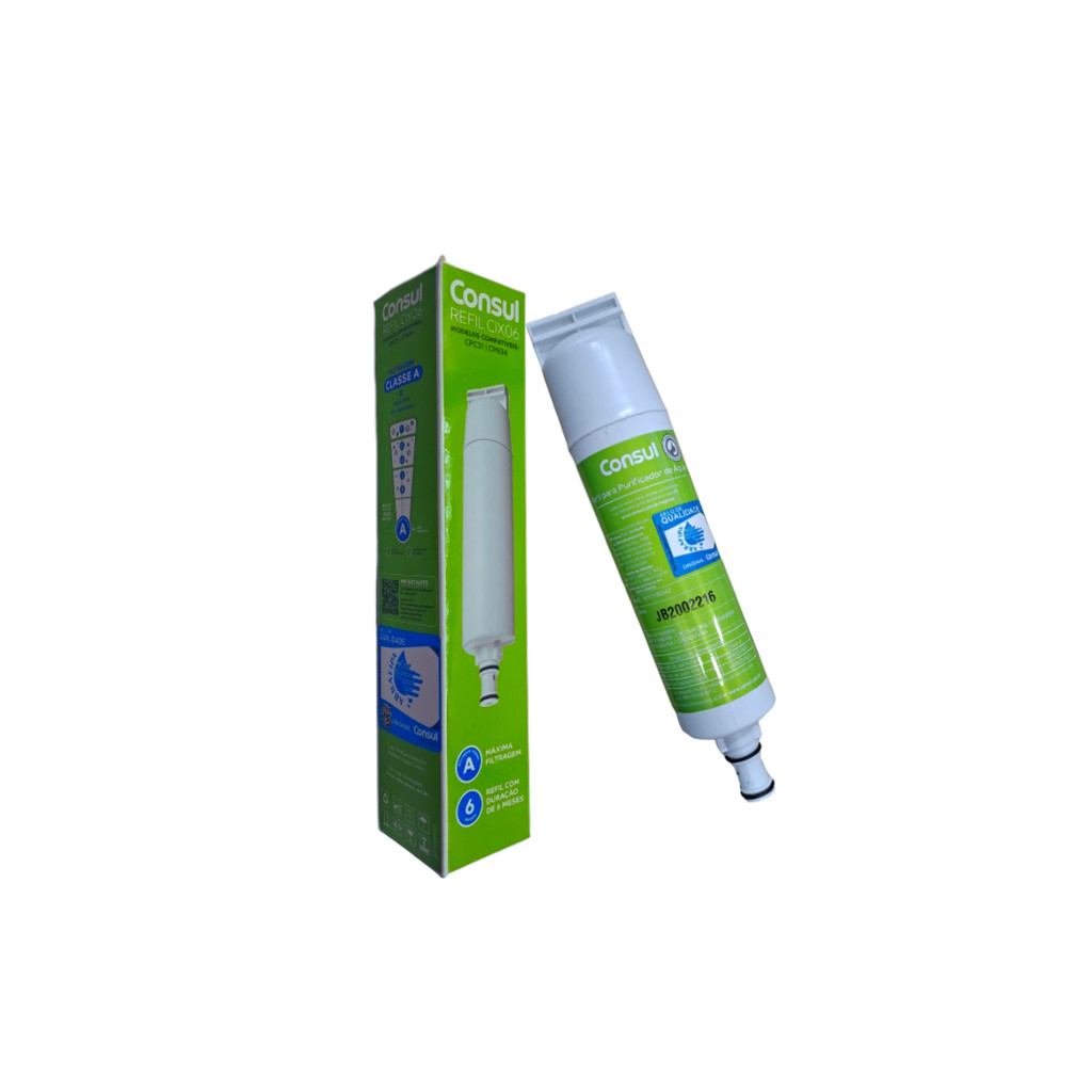 Refil vela elemento filtrante purificador consul cix06axona