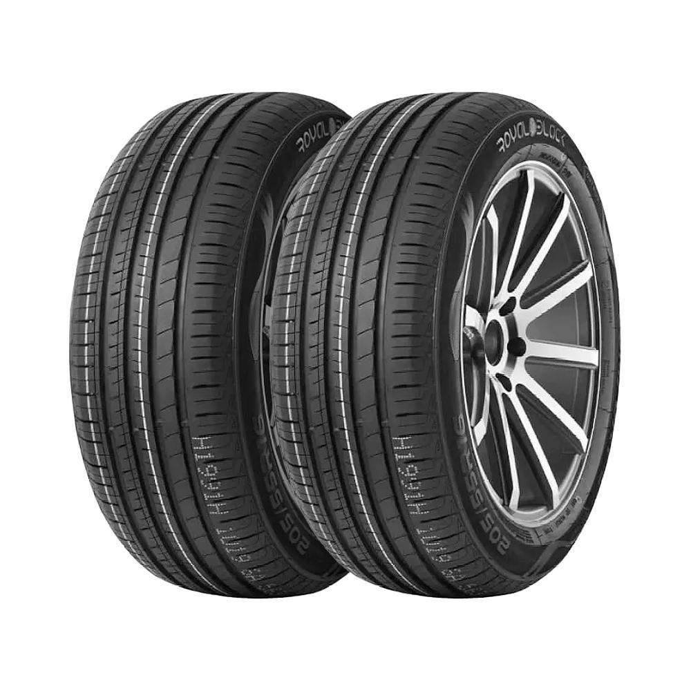 Kit de 2 Pneus Aro 16 205/55R16 91V Royal Mile Royal Black em Oferta na Shopee