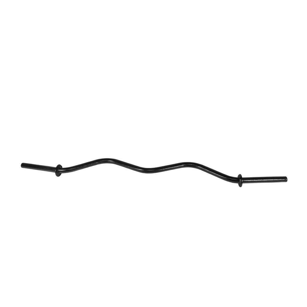 Barra W Oca 120cm para 60 kg Musculação Treino Exercício