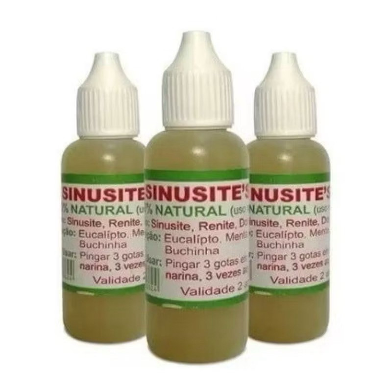 kit 3 un / Solução Natural para Bem-Estar Nasal com Eucalipto, Mentol e Buchinha – 30ml