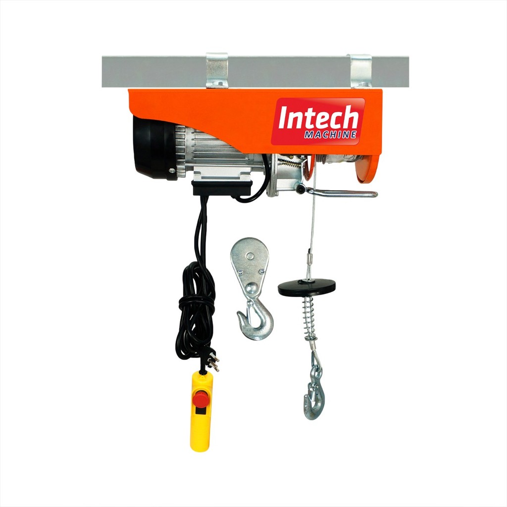 Talha Guindaste Guincho Elétrico 200 A 600kg 220v Intech Machine
