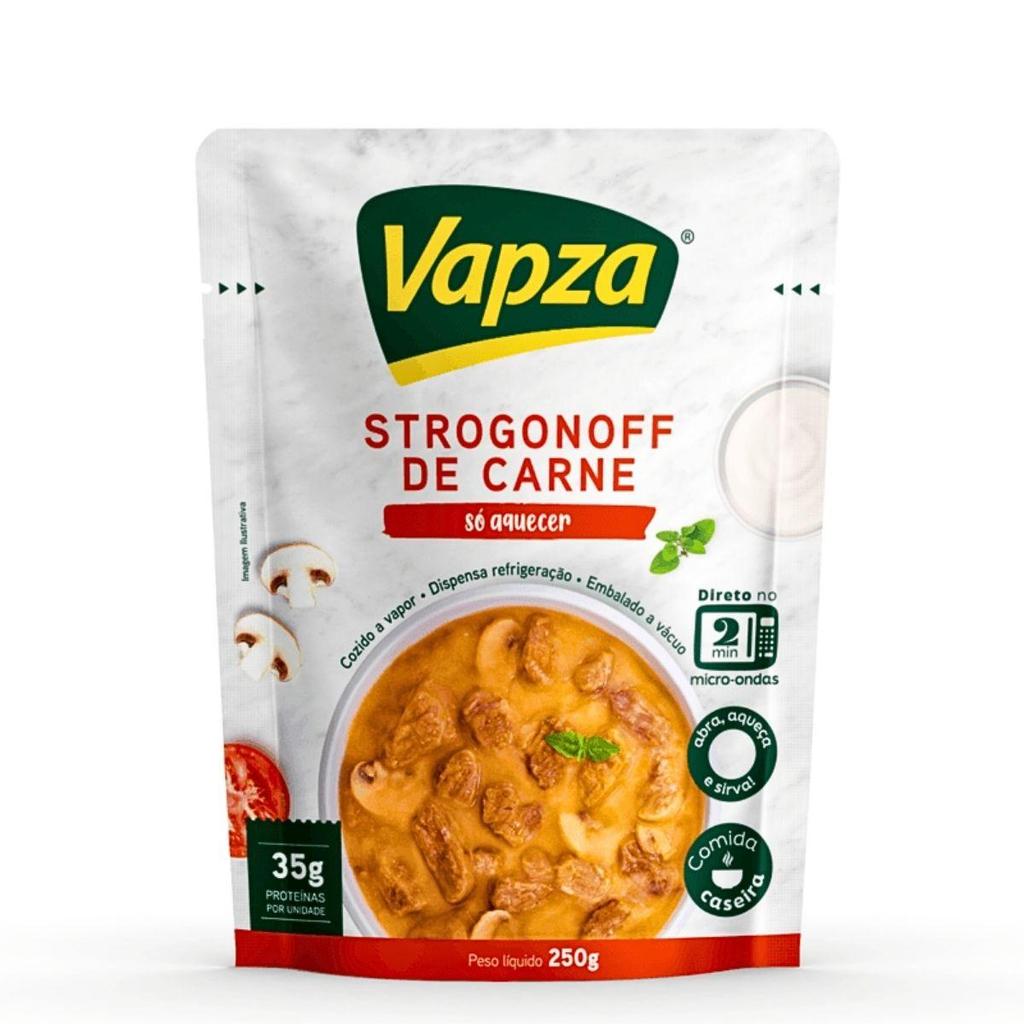 Strogonoff de Carne 250G Só Aquecer Vapza