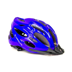 Capacete Absolute Nero Azul Tamanho G (58-61) Led Traseiro