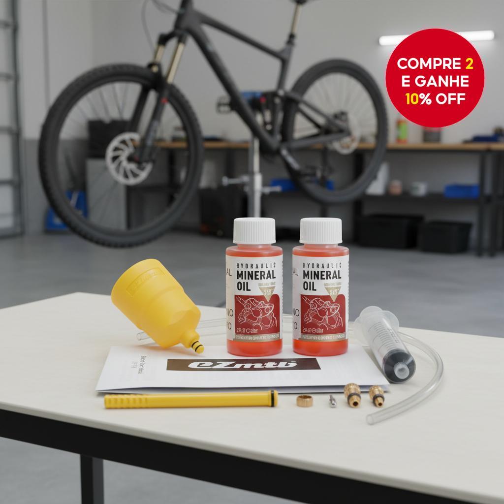 Kit de Sangria de Freio Hidráulico Newboler para SHIMANO, Ferramenta de Óleo Mineral para Bicicletas de Mountain Bike e em Oferta na Shopee