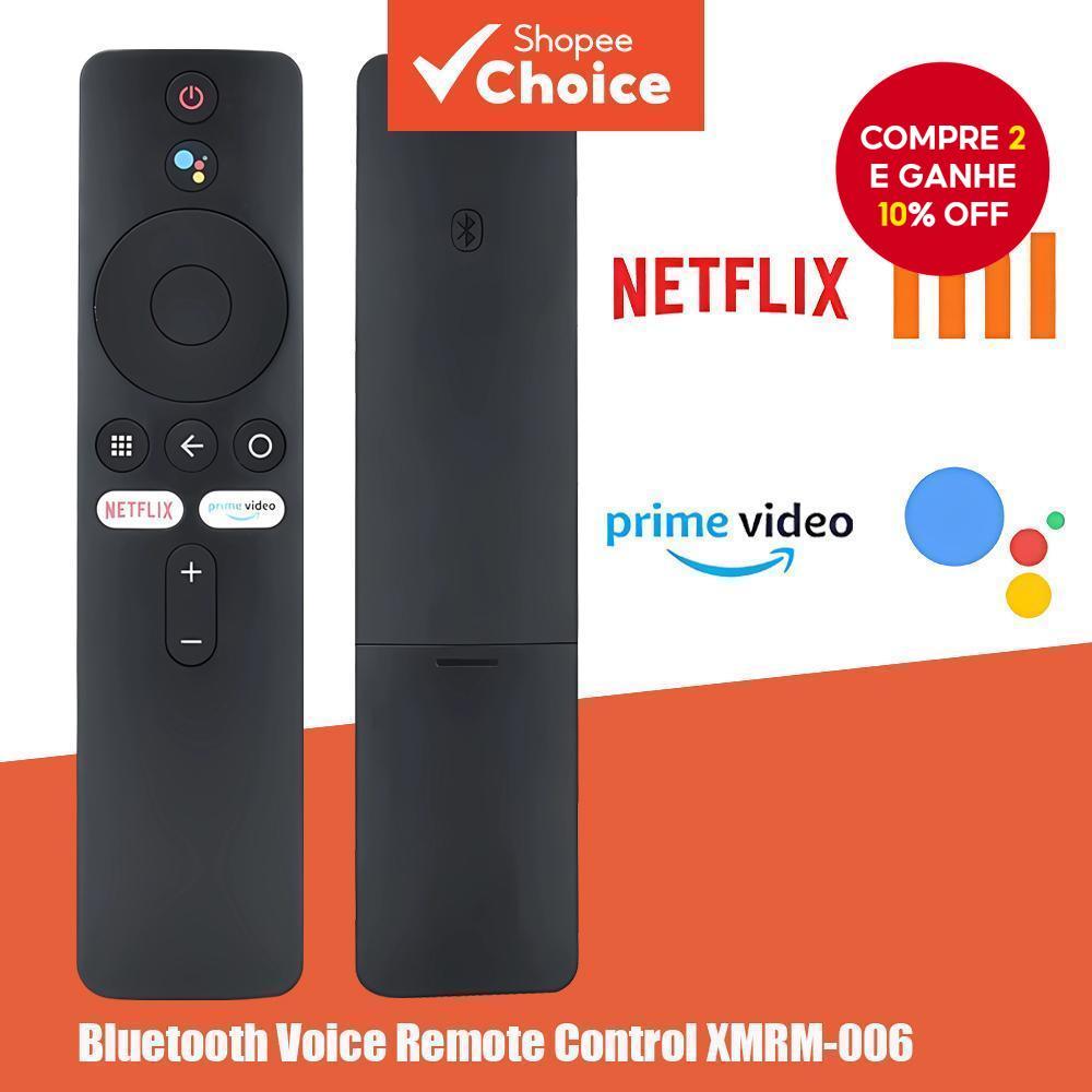 Controle Remoto De Voz Bluetooth XMRM-006 Para Xiaomi MI Box S Smart TV Stick Com Google Assistant
