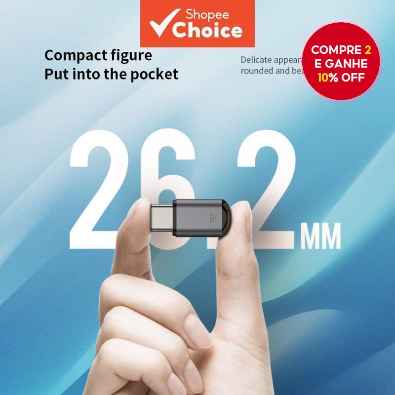 Controle Remoto IR Inteligente Tipo-C/ Micro USB com App e Adaptador Mini Transmissor Infravermelho para Smartphone