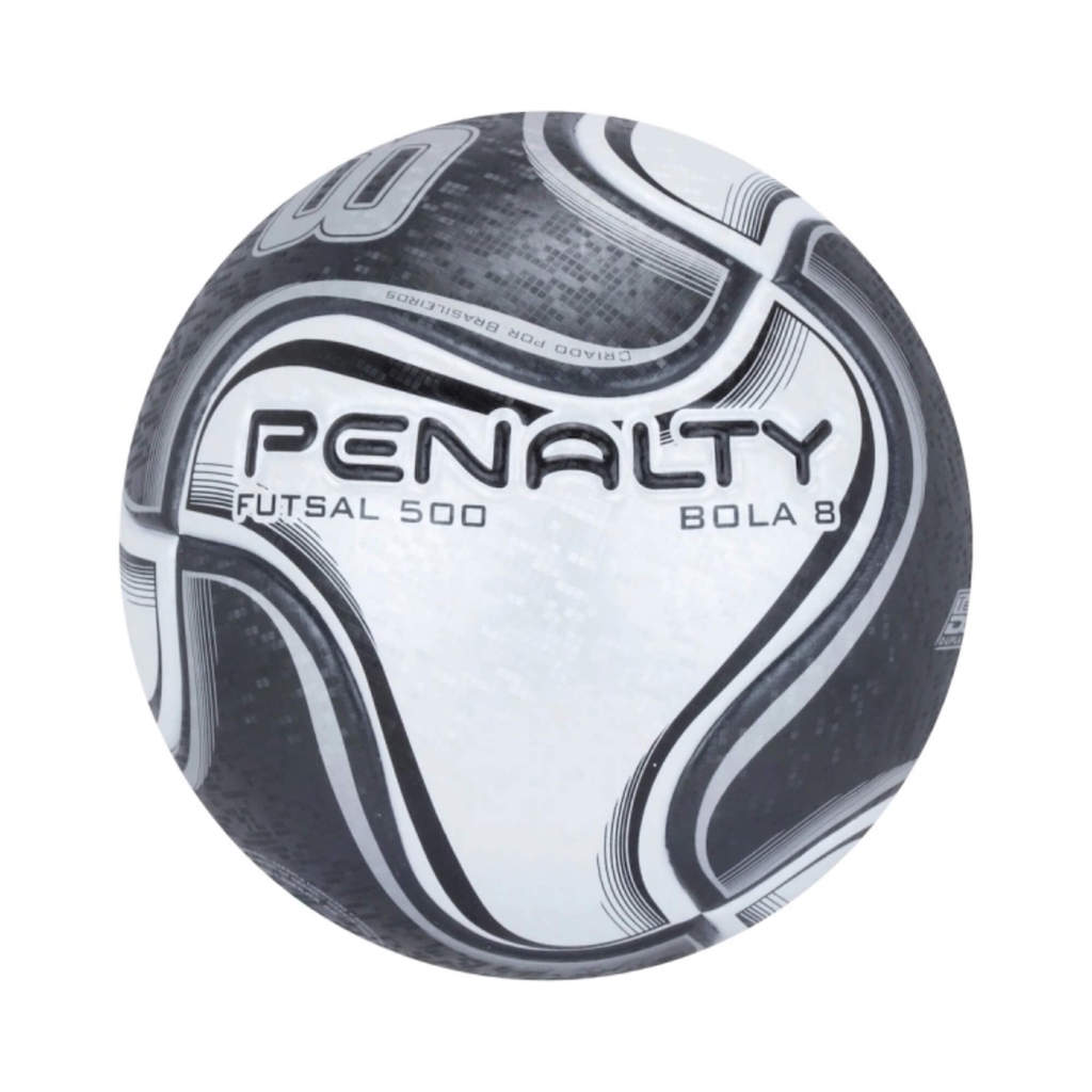 Bola de Futsal 8 X Branco/Preto Penalty - 5212861110-U