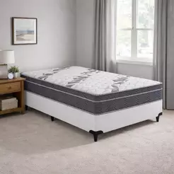 Cama Box e Colchão Airtech 100 D33 Viúva (128x188)-Ortobom