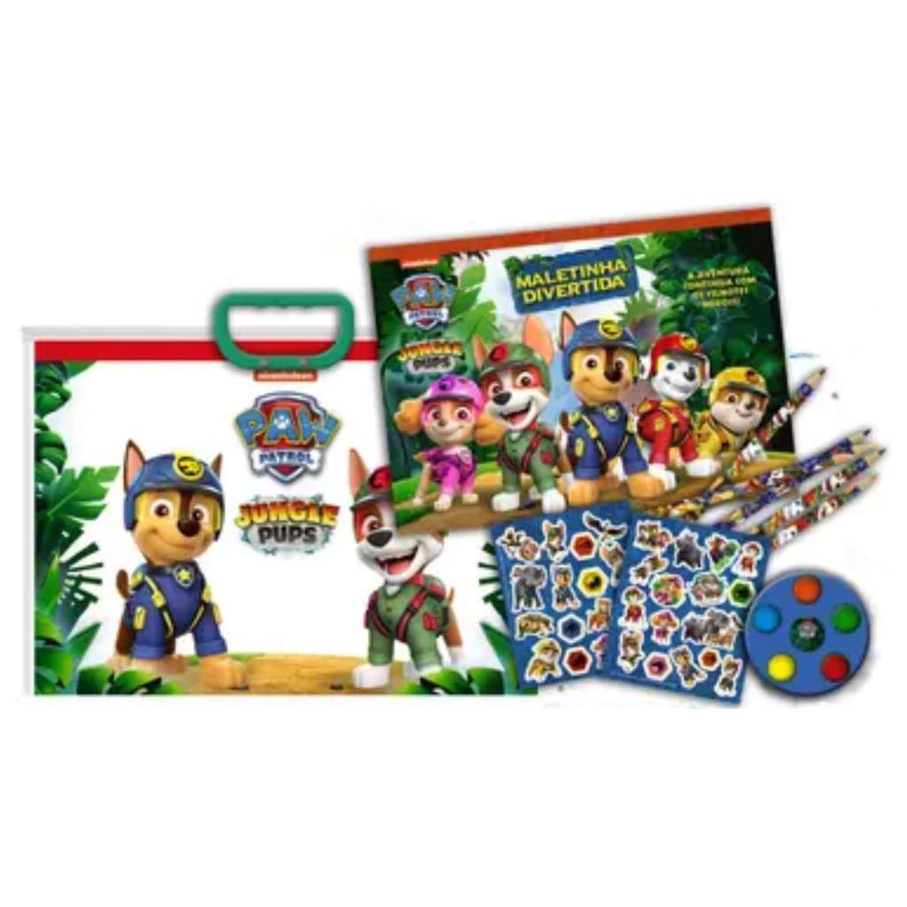 Livro para Colorir Patrulha Canina Maletinha Divertida Editora On-line - 9786561260046 em Oferta na Shopee