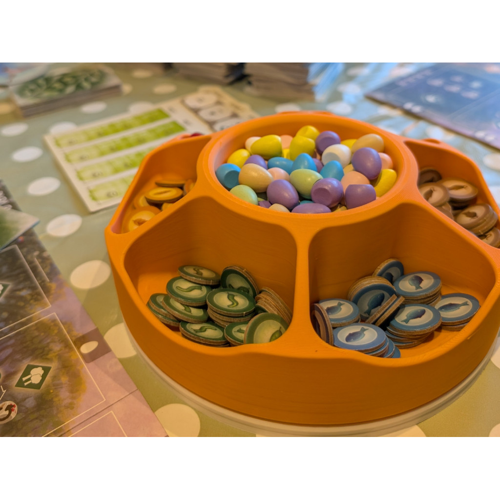 Bandeja Giratória Porta Tokens para Board Games Jogos de Tabuleiro