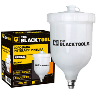 Copo Para Pistola Pneumática 600ml Pintura Automotiva The Black Tools em Oferta na Shopee