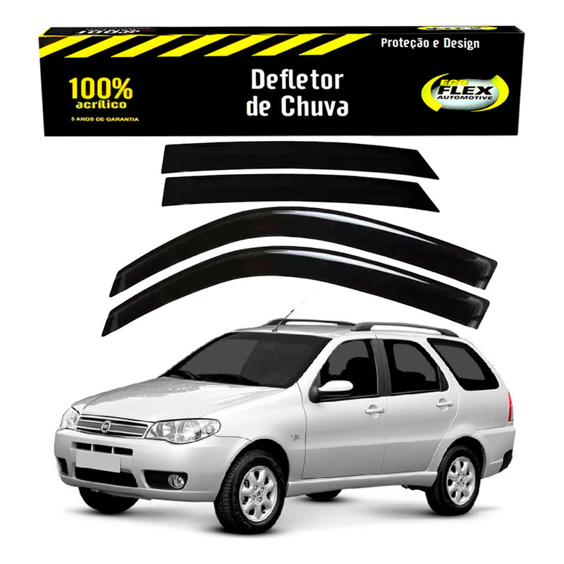 Jogo Calha Defletor Chuva Palio Weekend 1.8 2003 A 2010 em Oferta na Shopee