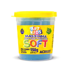 Massa de modelar Soft 150g Azul 109 Acrilex