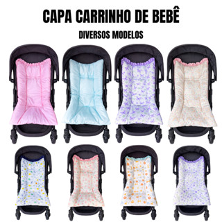 Capa para Carrinho de Bebê Menino Menina Universal Compatível Galzerano Cosco Maxi-Cosi Safety 1st em Oferta na Shopee