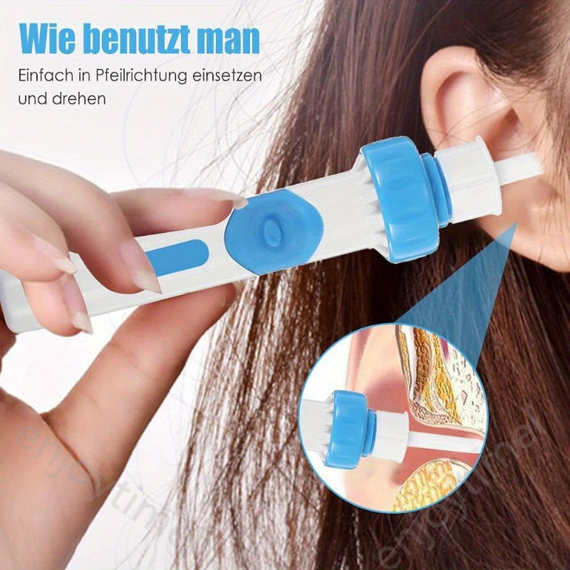 Kit de Limpeza de Cera de Ouvido Elétrico Portátil Dispositivo Automático de Sucção de Cera de Ouvido Ferramenta de Limp