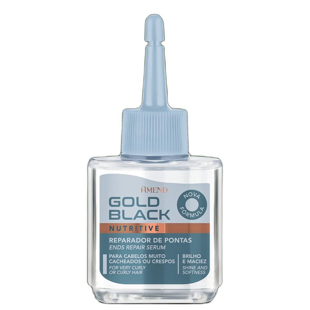 Amend Gold Black Nutritivo - Reparador De Pontas 30ml Blz em Oferta na Shopee