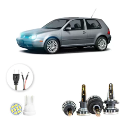 Kit Ultra Led Nano Volkswagen Golf 1999 A 2006 H1 H7 30000lm