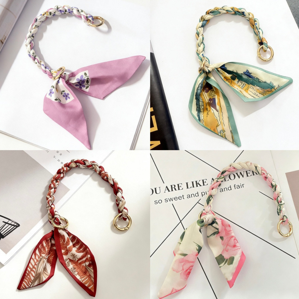 Bolsa Pendurada Lenço De Seda Decoração Impressa Acessórios Alça De Substituição em Oferta na Shopee
