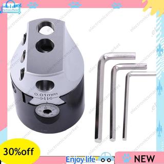 2 Polegada 50Mm Tipo F1 Cabeça Chata 12Mm Torno Chato Barra Fresa Titular Para Mt2 Mt3 R8 Haste Fresadora Ferramentas Co