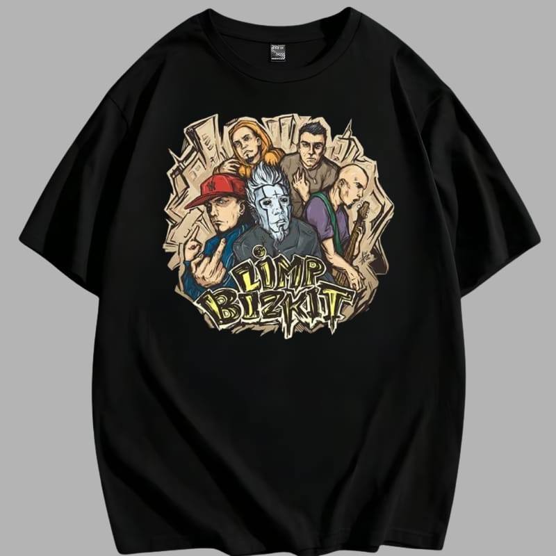 Camiseta premium LIMP BIZKIT CANTORES 100% algodão fio 30.1 penteada com ENTREGA RAPIDA E FRETE GRATIS