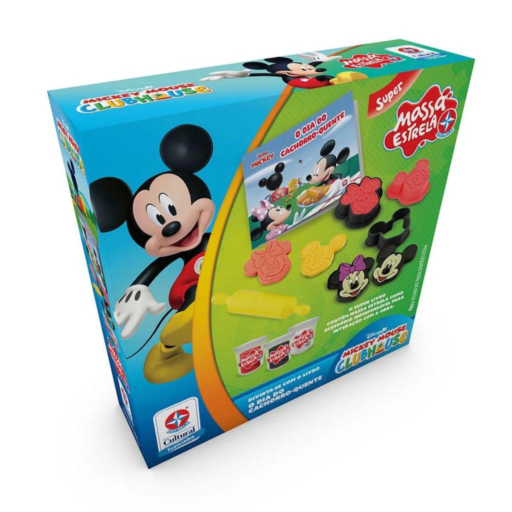 Livro Mickey: O Dia do Cachorro Quente com Massa - Brinquedos Estrela