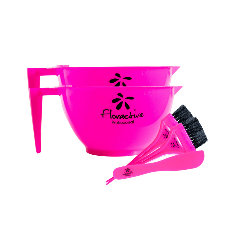 KIT DUPLO: 2 CUMBUCAS  2 PINCÉIS E ESPATULA FLORACTIVE