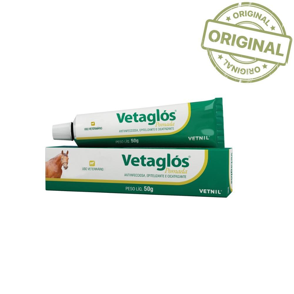 Pomada Cicatrizante Vetnil Vetaglos - 50 g em Oferta na Shopee