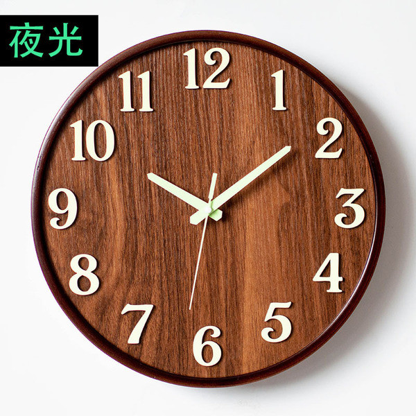 relogio de parede relogio de parede cozinha relogio de parede grande 40cm luminoso relógio de parede de madeira maciça e