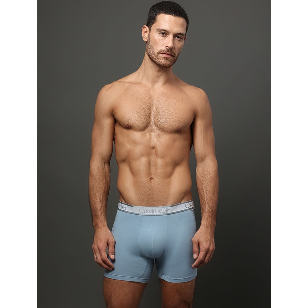 Cueca Boxer Modal Tonal Calvin Klein Underwear - Azul Claro