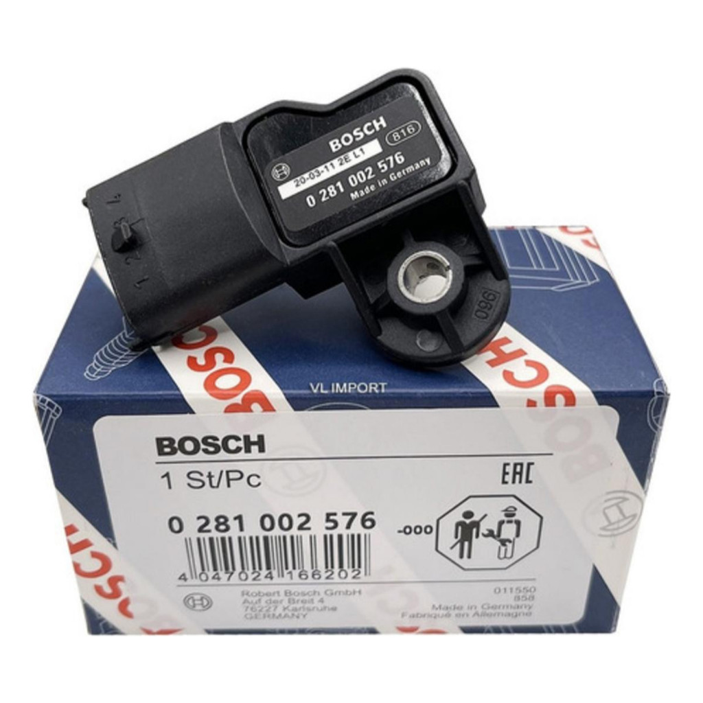 Sensor MAP Pressão Turbina 0281002576 Ford Cargo 1317e 2009 2010 2011 2012 Novo C/ NF