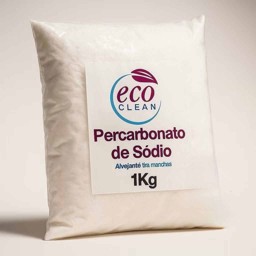 Percarbonato De Sódio 2KG Alvejante sem cloro Tira Manchas 100% Puro limpeza, clareador Desinfecção
