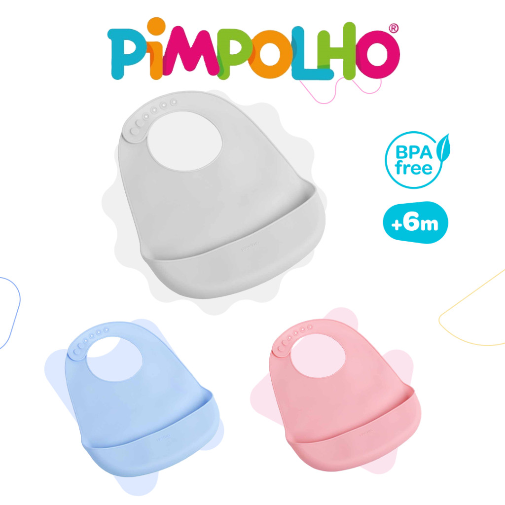 Babador de Silicone Soft Pimpolho