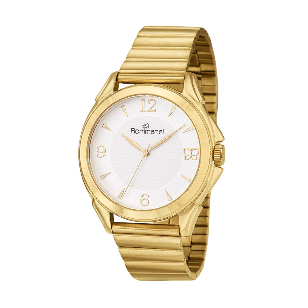 Relógio Rommanel Analógico Borboleta Dourado 650116 em Oferta na Shopee