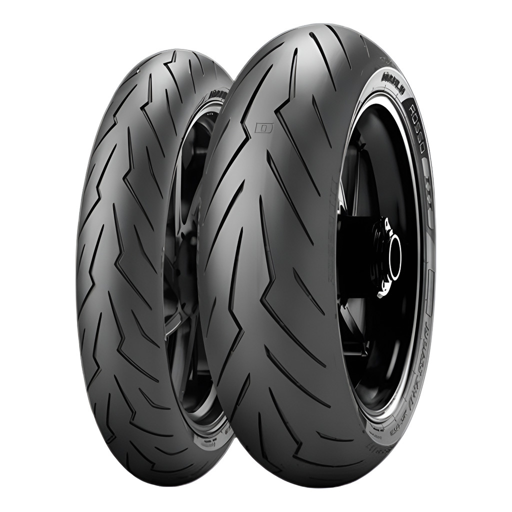 Kit 2 Pneus Moto Pirelli Aro 17 Diablo Rosso III 110/70R17 54h + 140/70R17 66h TL em Oferta na Shopee