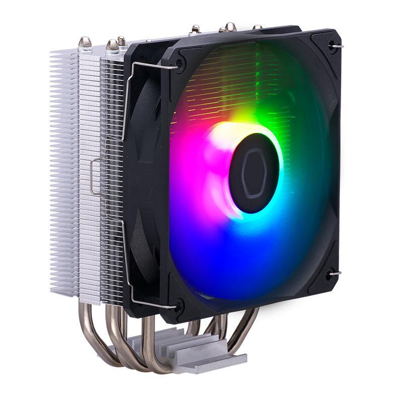 Cooler Para Processador Cooler Master Hyper 212 Spectrum V3 RGB 120mm Preto e Prata, RR-S4NA-17PA-R1