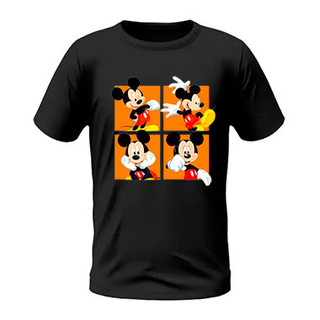 Camiseta MICKEY Adulto e Infantil blusa Unissex 100% Algodão