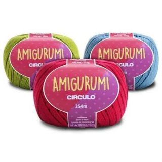 Fio Linha Amigurumi Círculo 125g  254 metros Para Crochê Artesanato ENVIO IMEDIATO em Oferta na Shopee