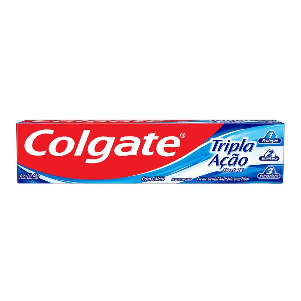 Creme Dental Colgate Tripla Ação Hortelã com 90g