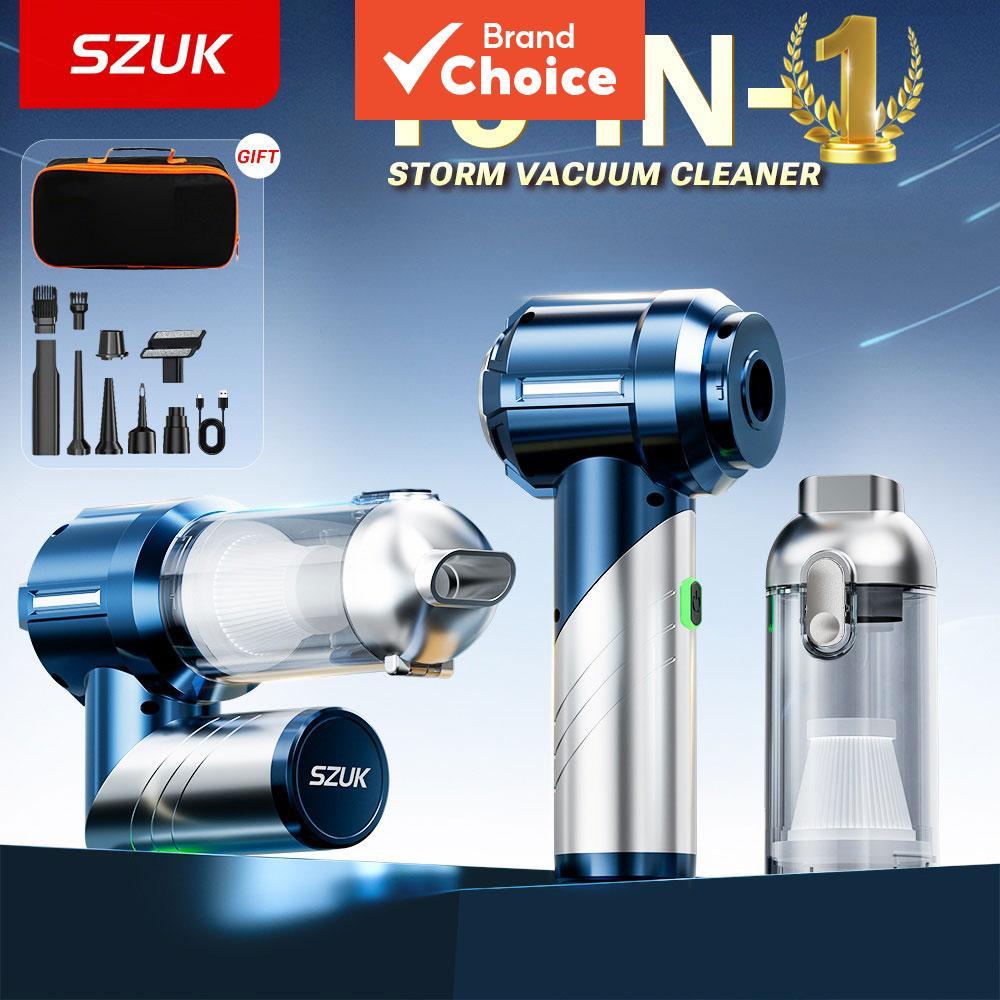  O novo aspirador de pó dobrável para carro da SZUK, secador de cabelo de alta potência, máquina de limpeza doméstica