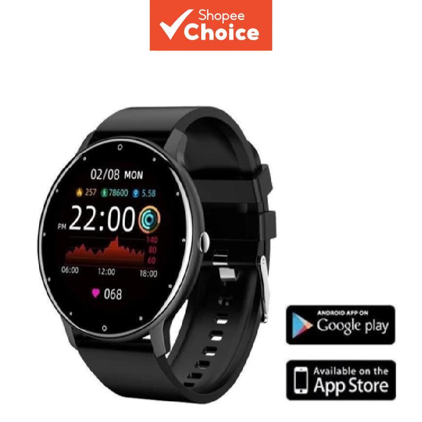  O smartwatch é compatível com sistemas Android e iOS e possui classificação de resistência à água IP67. É um smartwatch