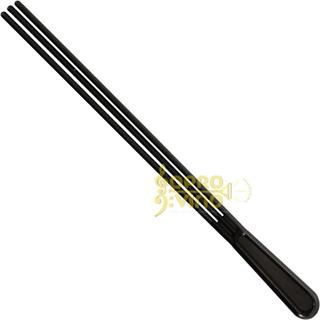 Baqueta Tamborim Tripla PP Cor Preto Luen Cod: 14018 (UN)