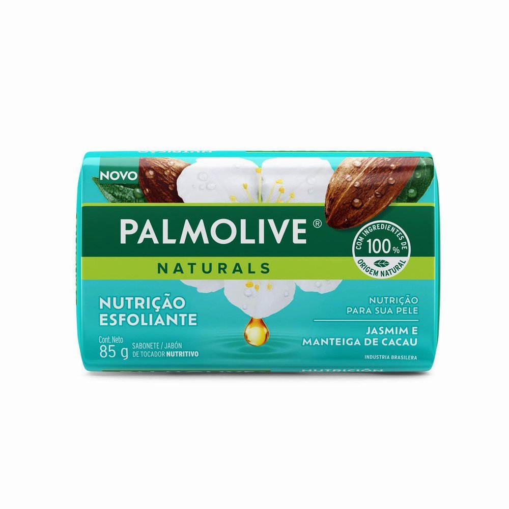 Kit 12 Sabonete Palmolive Naturals Esfoliação Delicada 85g em Oferta na Shopee