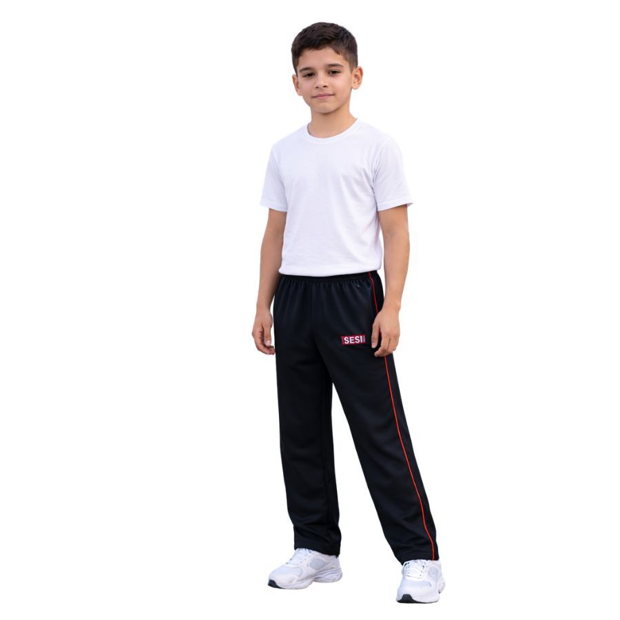 Calça Tactel Preta Sesi Escolar Infantil Preto