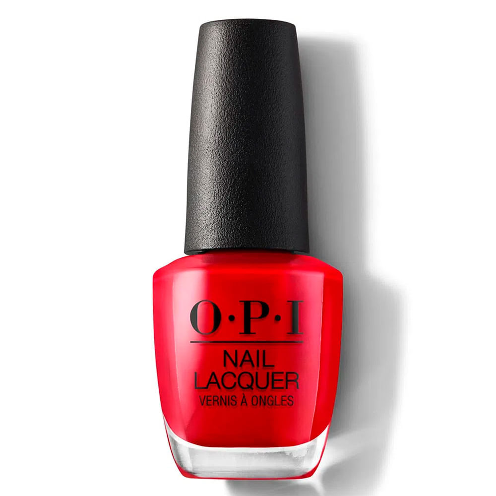 Esmalte OPI Nail Lacquer Cremoso Cor Big Apple Red 15ml em Oferta na Shopee