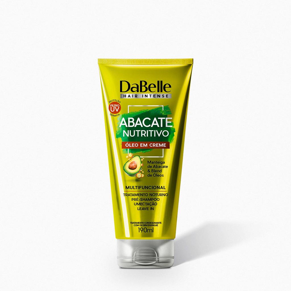 Óleo em Creme Abacate Nutritivo DaBelle Hair 190ml em Oferta na Shopee