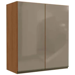 Armário Aéreo 2 Portas com Vidro 80cm MDP Maxxi Kappesberg