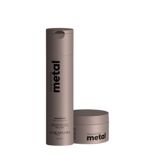 Kit Acquaflora Sequestra Metal Shampoo Tratamento (2 produtos) em Oferta na Shopee