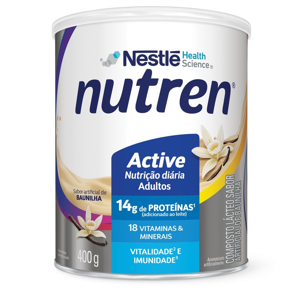 Nutren Active Baunilha Complemento Alimentar 400g