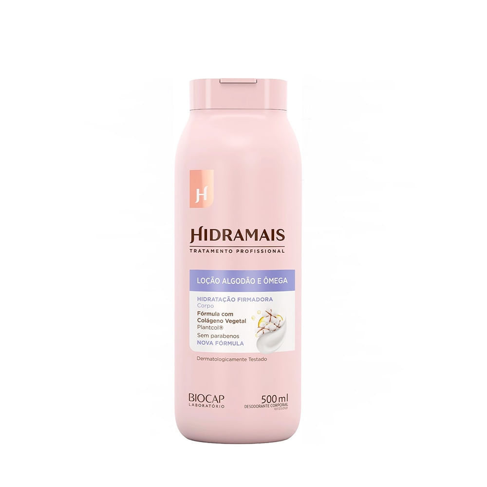 Loção Hidratante Corporal Hidramais Algodão E Ômega 500ml em Oferta na Shopee